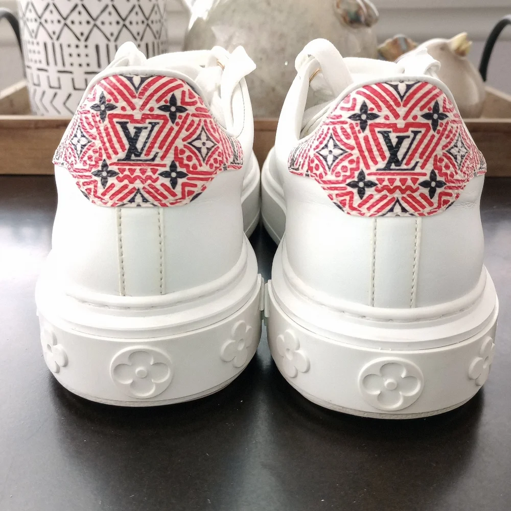 Louis Vuitton Crafty Time Out Sneakers Leather - Picture 5 of 10